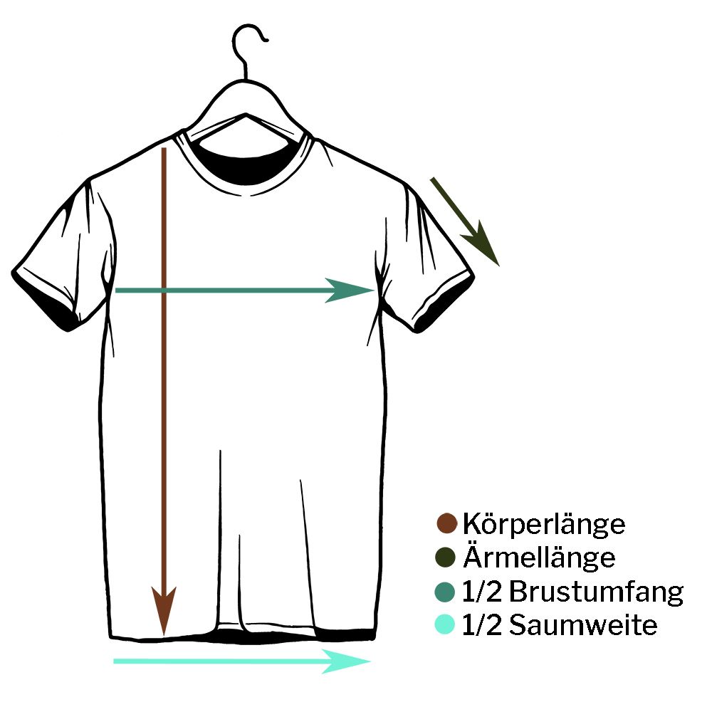 Größentabelle Shirt